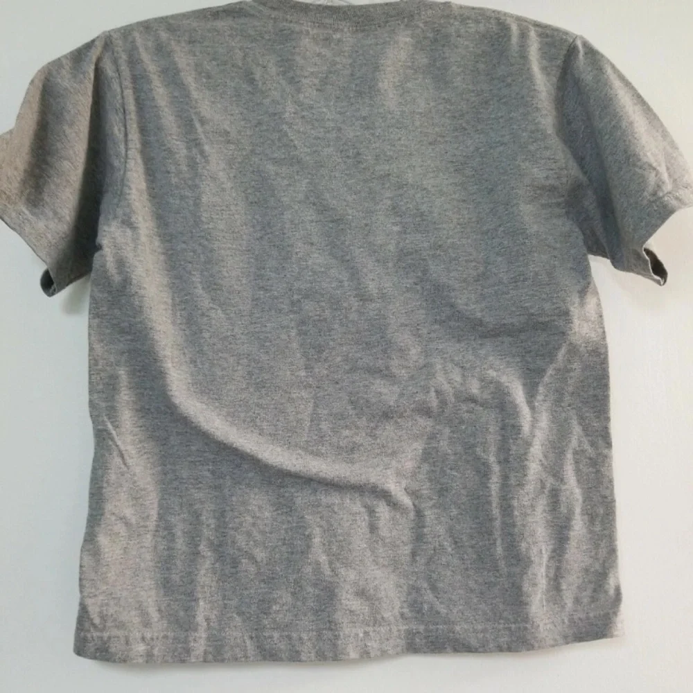 Jerzees Gray Tee with Yellow Tigers Design - Picture 4 of 4